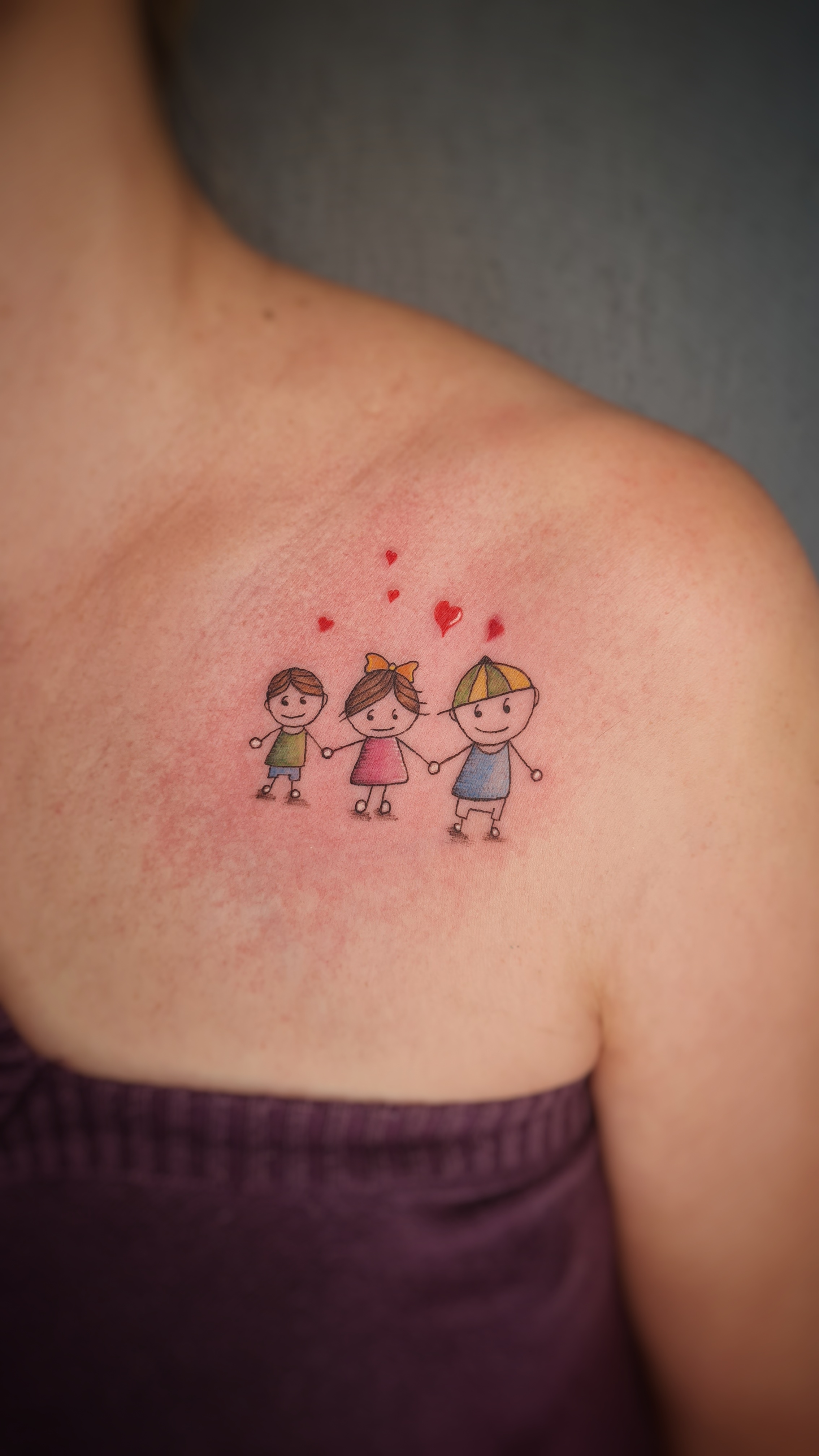 Tatuagem pequena — resultado